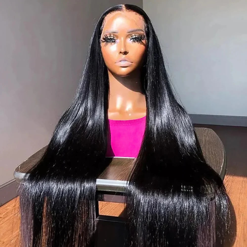 Self Love: 40-50" HD Bone Straight Human Hair Wig, Glueless