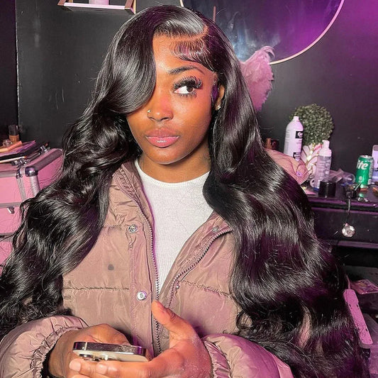 34'' Body Wave Lace Front Wig - Virgin Remy Human Hair