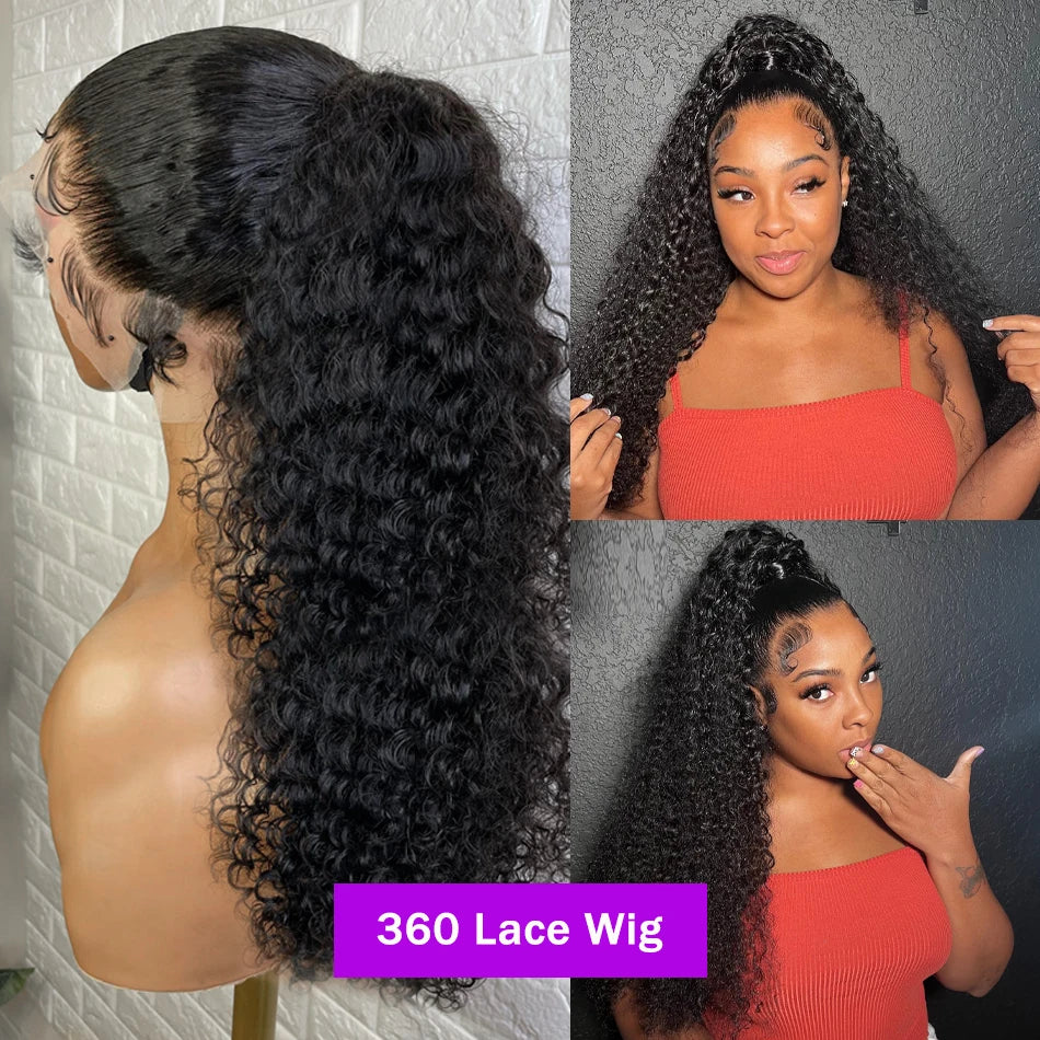 Loose Deep Wave 13x6 HD Lace Front Human Hair Wig-Comfortable