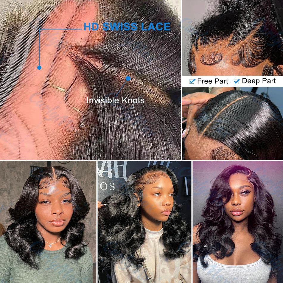 BRAZILIAN Short Bob Body Wave Wig | Lace Front