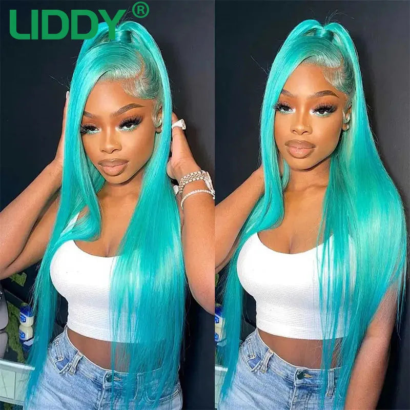 Green 13x4 HD Lace Front Wig - Durable, Virgin Human Hair