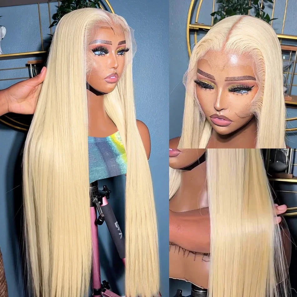 Shop Affordable Transparent Blonde Lace Front Human Hair Wigs