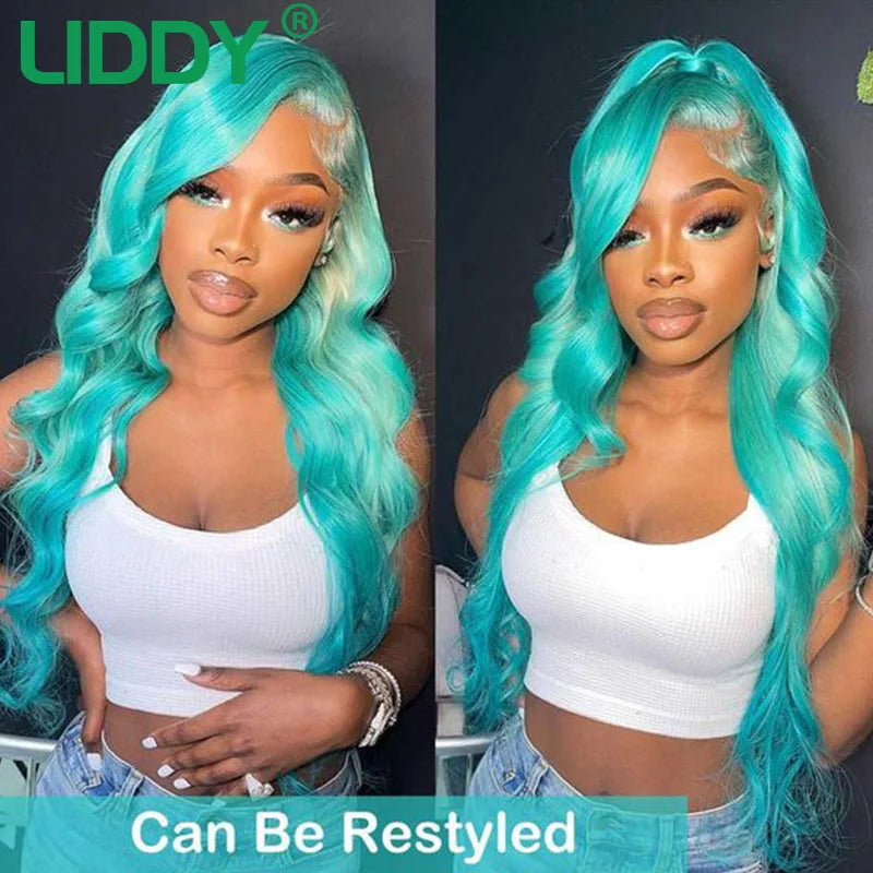 Green 13x4 HD Lace Front Wig - Durable, Virgin Human Hair