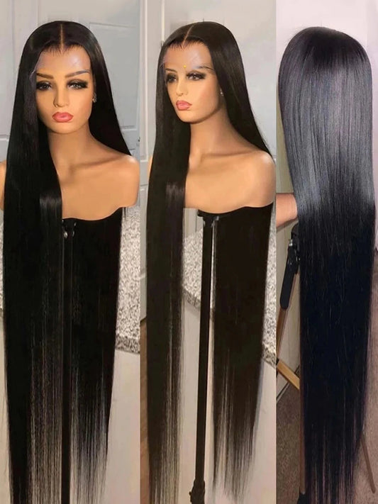 Straight Lace Front Human Hair Wigs with Natural Hairline