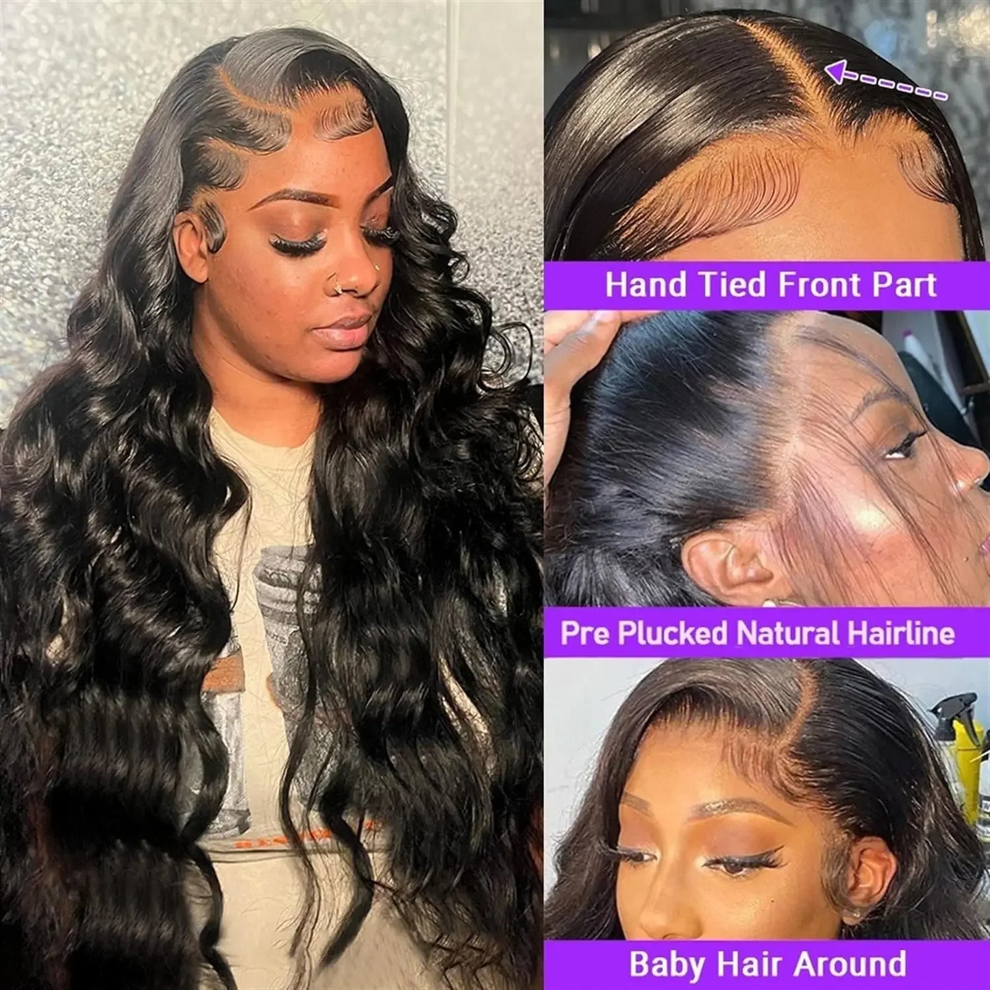 30-40” Body Wave 13x6 HD Lace Front Wig | Brazilian Human Hair