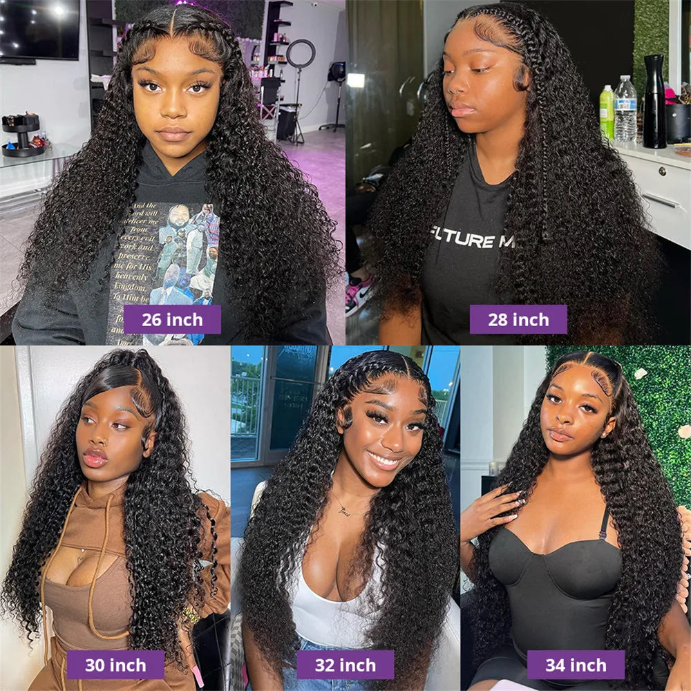 Luxurious Natural Virgin Human Hair Lace Front Wig, 180%/200% Density