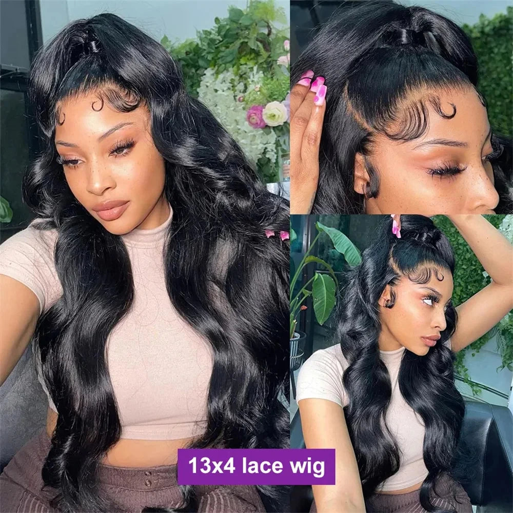 Natural Virgin Remy 13x4/13x6 Lace Front Human Hair Wig