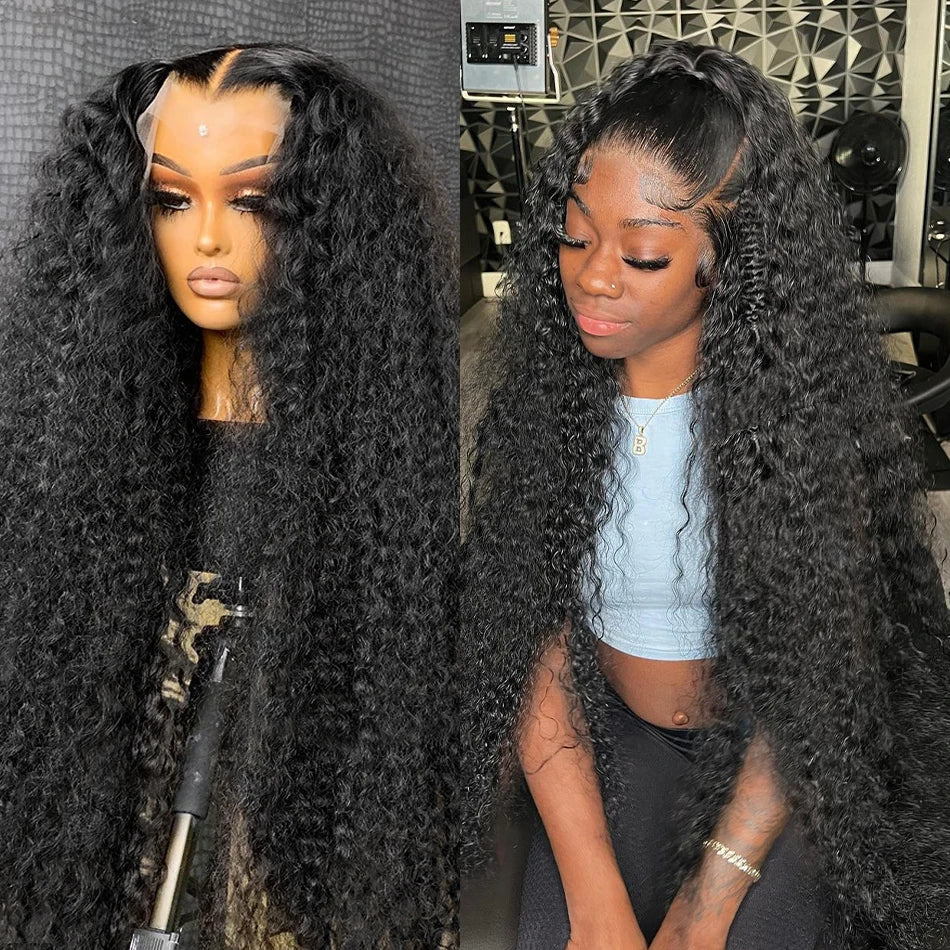 40" Deep Wave HD Lace Frontal Human Hair Wig - Self Love Product