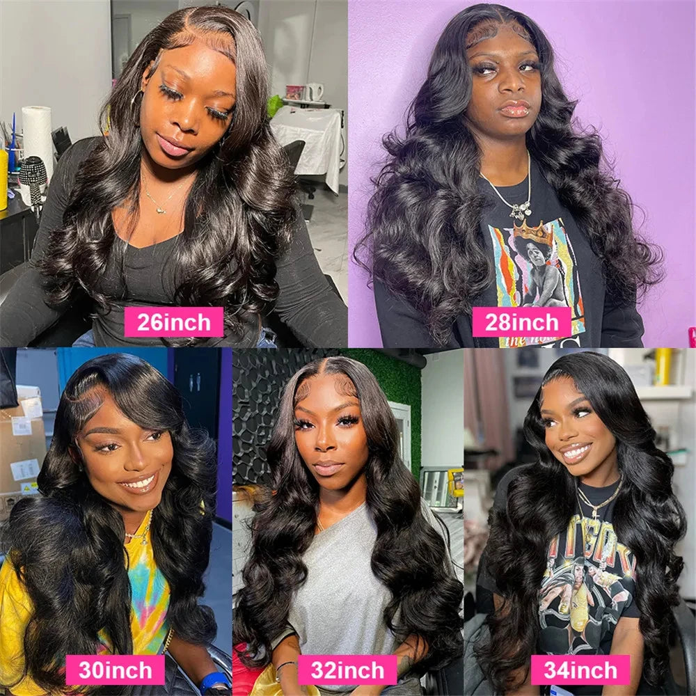 40-Inch Glueless Brazilian Wig | 250 Density HD Body Wave