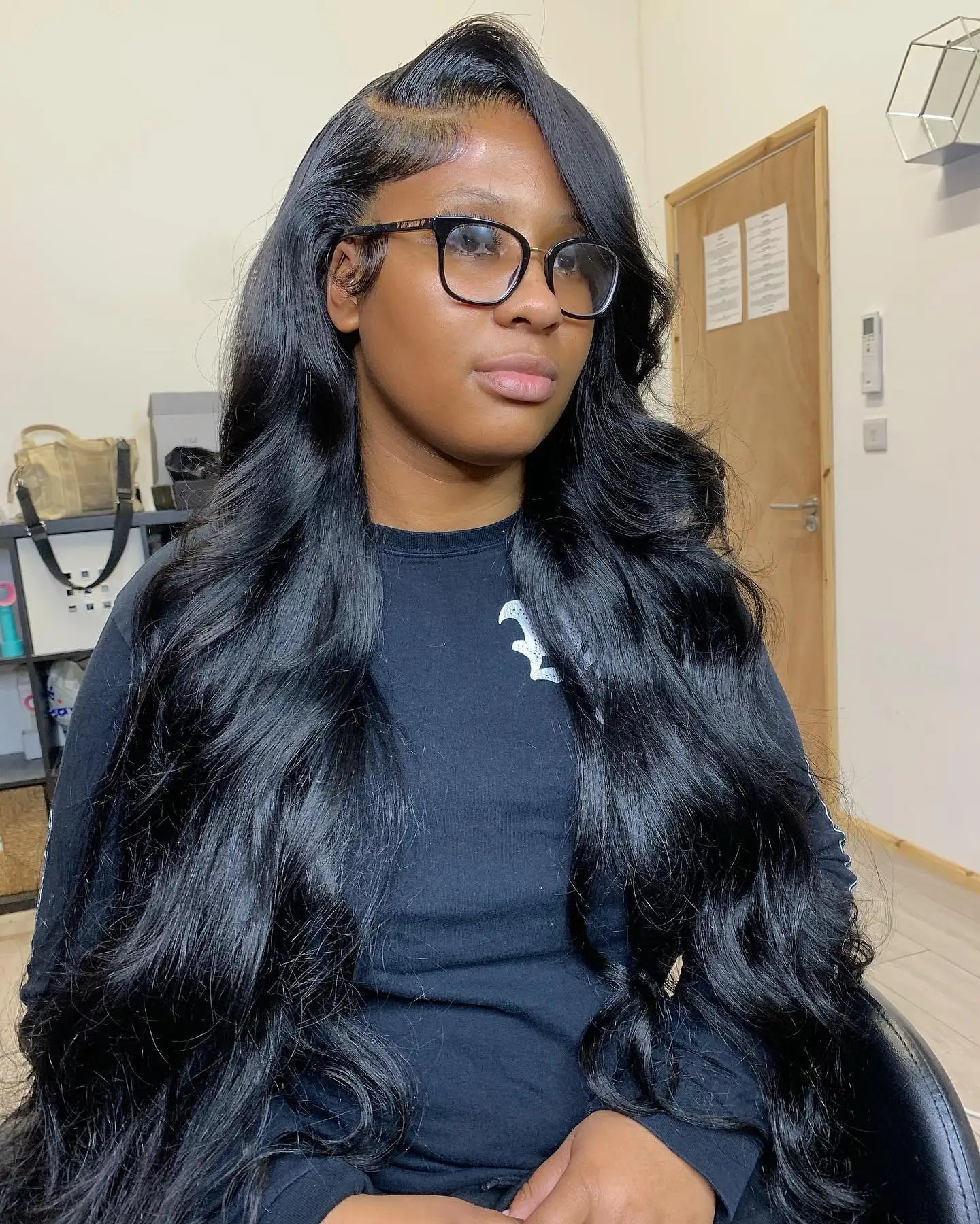 Natural 250 Density 40” HD Lace Wig | Body Wave & Water Wave