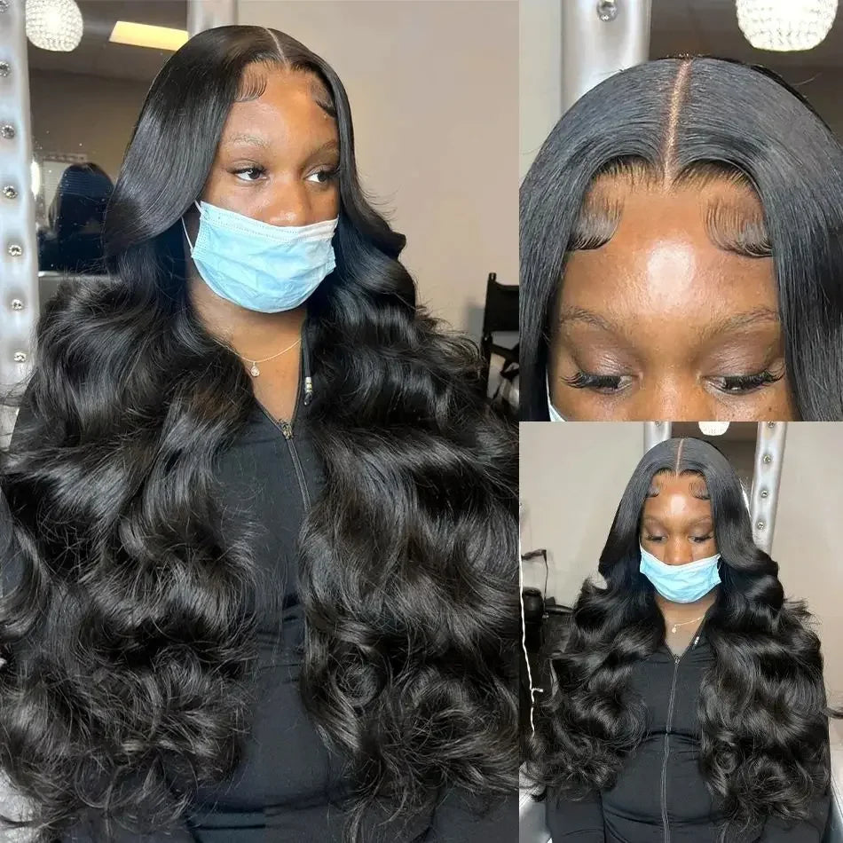 Natural Body Wave 30-40” 250 Density Wig - 13x6 HD Lace Front