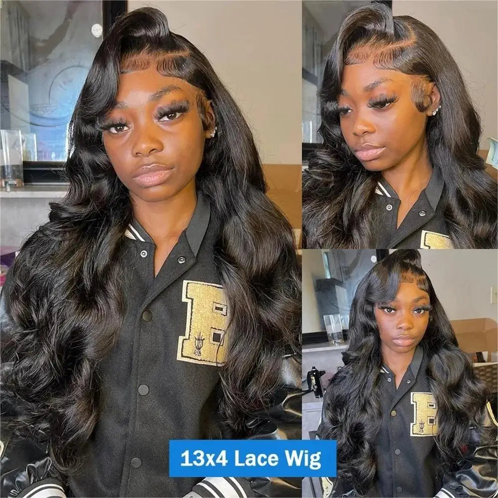 Natural Body Wave 30-40” 250 Density Wig - 13x6 HD Lace Front