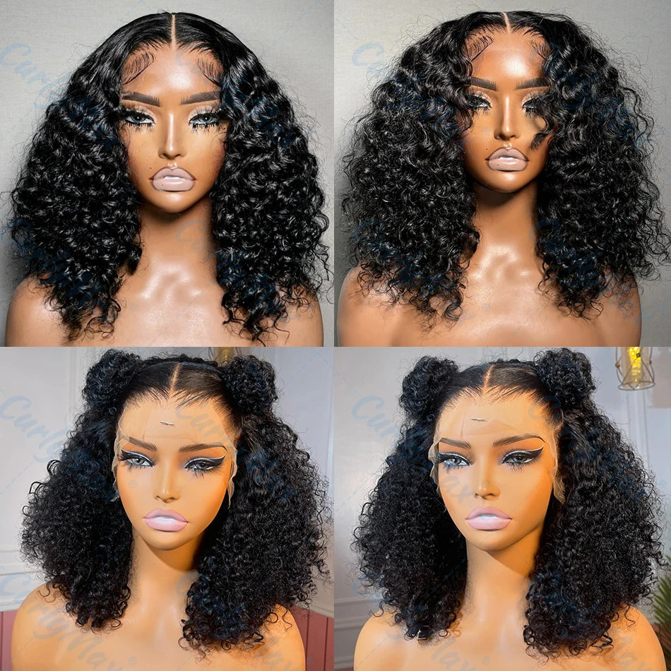 Brazilian Short Bob Deep Wave Wig | Lace Frontal HD