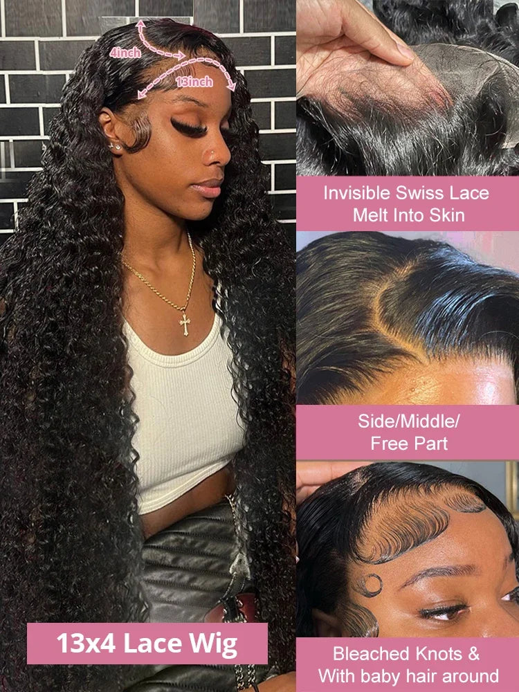 Self Love Product: 40-46" HD Loose Deep Wave Glueless Wig