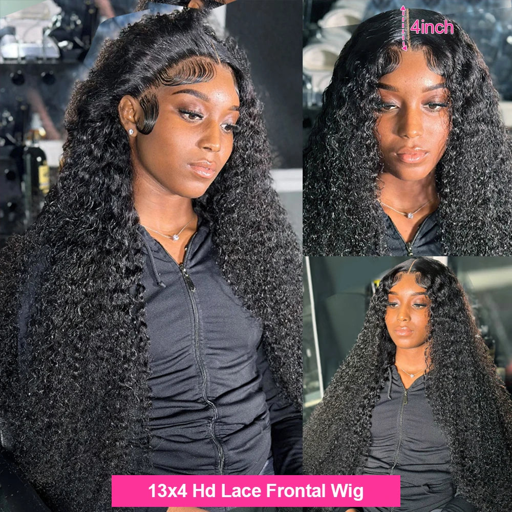 40" Deep Wave HD Lace Frontal Human Hair Wig - Self Love Product