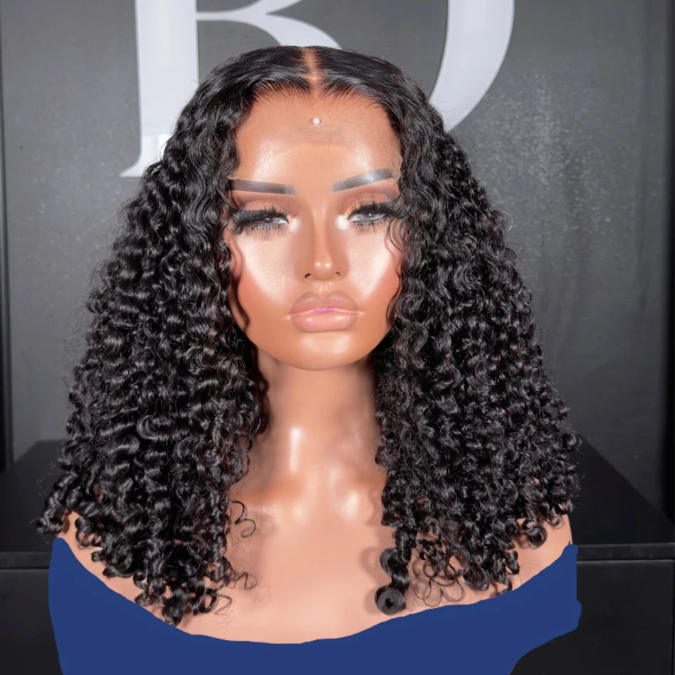 Luxurious Curly Bob | Brazilian Human Hair, Transparent Lace