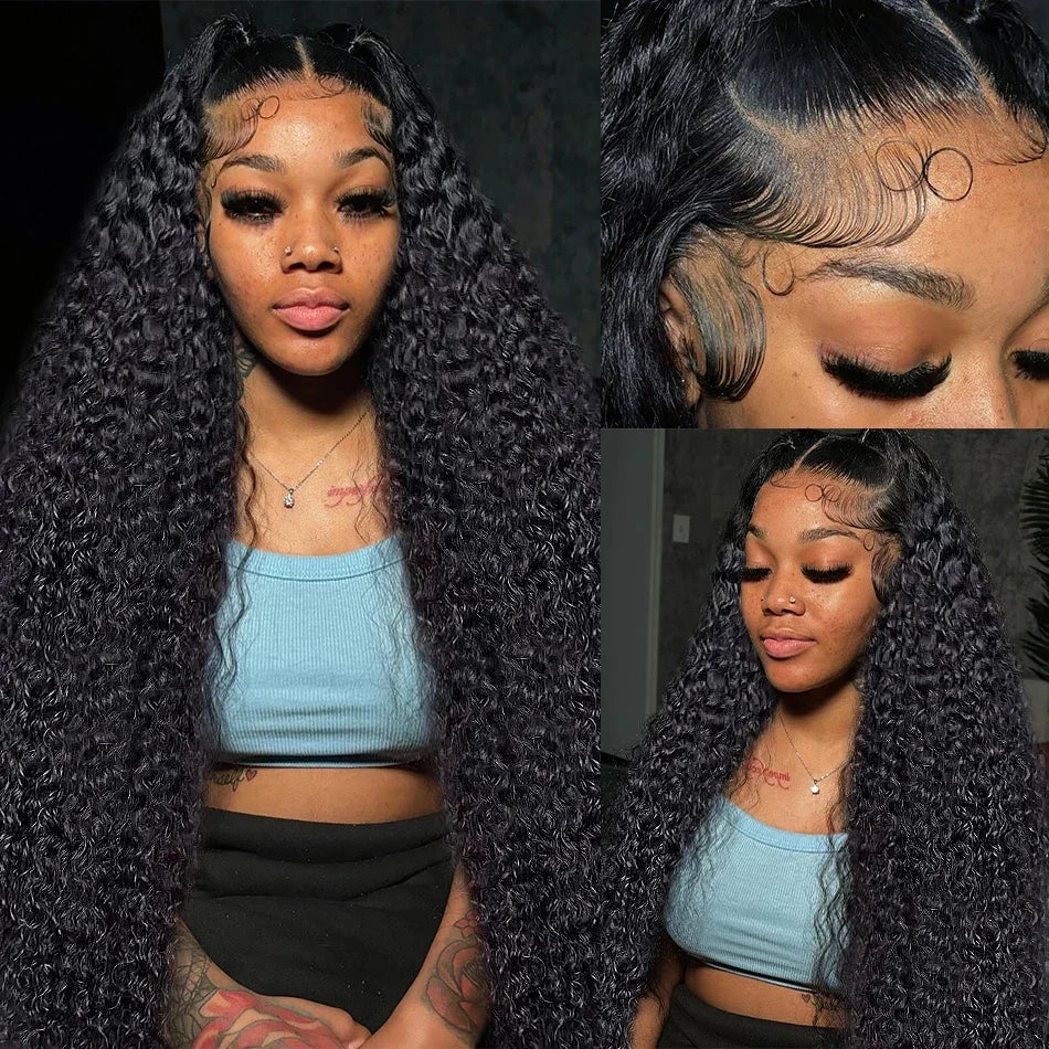 250 Density 30-40” HD Lace Frontal Deep Wave Wig | Self Love