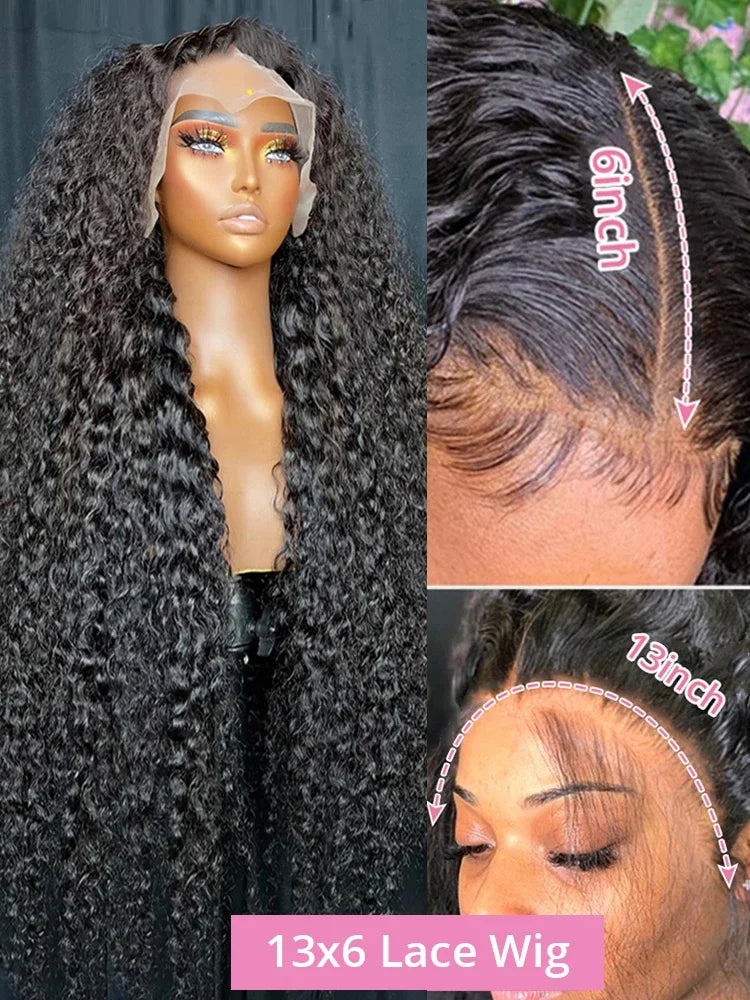 Self Love Product: 40-46" HD Loose Deep Wave Glueless Wig