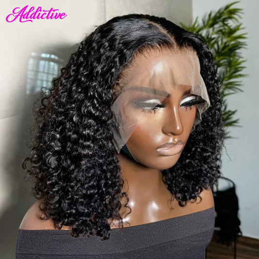 Affordable 250% Lace Front Human Hair Bob Wigs for Women