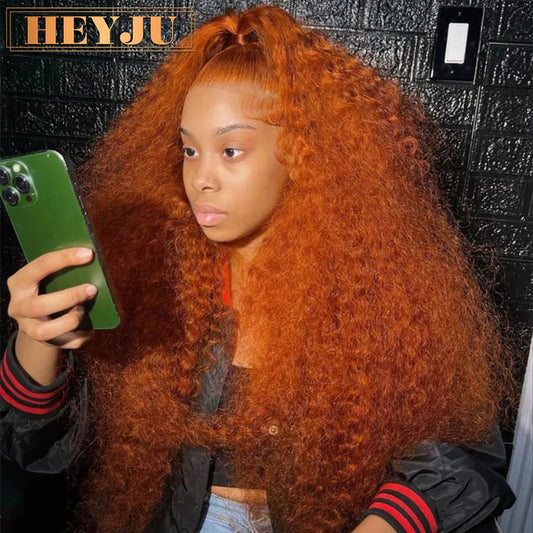 Orange Ginger 13x6 Lace Front Wig - Natural, Virgin, Silky & Durable