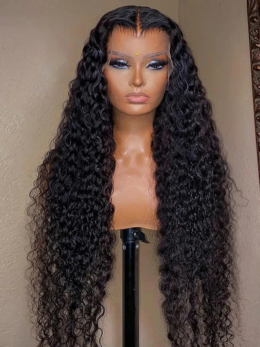 Deep Wave 13x4/13x6 HD Lace Front Human Hair Wig - 100% Natural