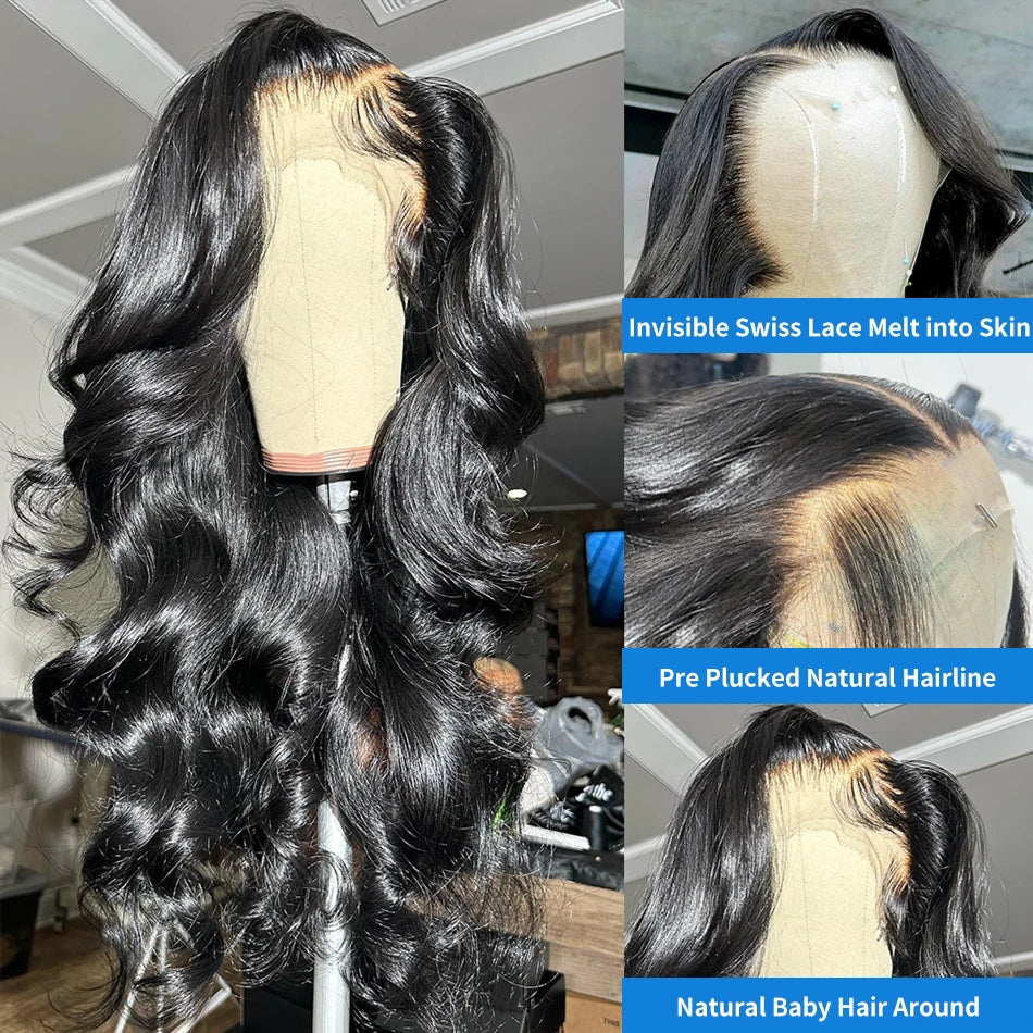 30-40'' Body Wave 250% Density HD Lace Frontal Wig - Self Love