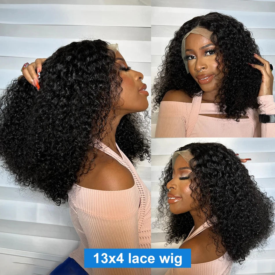 Brazilian Short Bob Deep Wave Wig | Lace Frontal HD